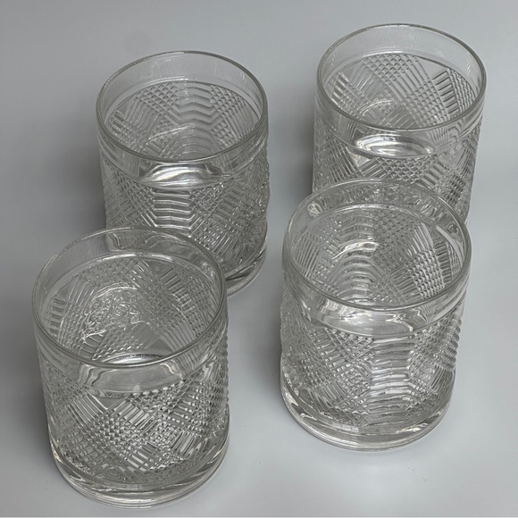 Ralph Lauren Safari Double Old Fashioned Glasses Set of 4 Whiskey Tumblers - Picture 3 of 14